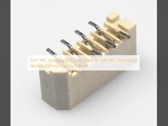 SMT FPC 용기 1.0mm 피치 4~30P FPC 커넥터 수직 연결 H=5.4mm