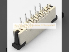 1.0mm Pitch Vertical DIP Termination FPC 커넥터 로크 H=2.5mm 최대 35P