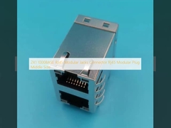 2X1 1000BASE RJ45 모듈식 잭 커넥터 Rj45 모듈식 플러그 중간 크기